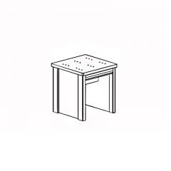 Банкетка №807 Парма кремовый белый в Агрызе - agryz.mebel24.online | фото 2
