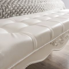 Банкетка Мишель (белый матовый) в Агрызе - agryz.mebel24.online | фото 3