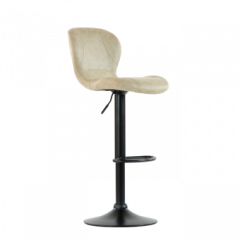 Барный стул Barneo N-86 Time / Black / VPU Beige Vintage PK970-1 в Агрызе - agryz.mebel24.online | фото