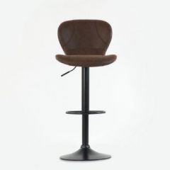 Барный стул Barneo N-86 Time / Black / VPU Brown Vintage коричневый винтаж PK970-18 в Агрызе - agryz.mebel24.online | фото 3