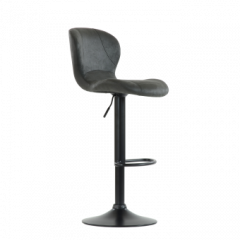 Барный стул Barneo N-86 Time / Black / VPU Dark Gray Vintage серый винтаж 970-11 в Агрызе - agryz.mebel24.online | фото