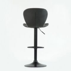 Барный стул Barneo N-86 Time / Black / VPU Dark Gray Vintage серый винтаж 970-11 в Агрызе - agryz.mebel24.online | фото 2