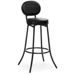Барный стул Satearant черный полимер / темный мусс в Агрызе - agryz.mebel24.online | фото