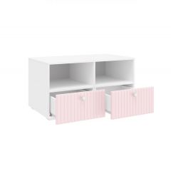 Детская Алиса ПМ-332.05 Тумба с 2 ящиками МДФ розовый в Агрызе - agryz.mebel24.online | фото 2