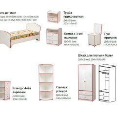Набор мебели для детской Юниор-10 (с кроватью 800*1600) ЛДСП в Агрызе - agryz.mebel24.online | фото 2