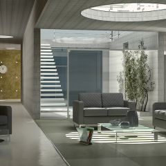 Диван двухместный Актив экокожа Euroline (996 железно-серый) в Агрызе - agryz.mebel24.online | фото 5