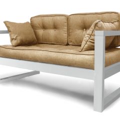 Диван двухместный DEmoku Д-2 (Беж/Белый) в Агрызе - agryz.mebel24.online | фото
