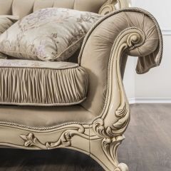 Диван Мона Лиза 3-х местный (крем) с раскладным механизмом в Агрызе - agryz.mebel24.online | фото 2