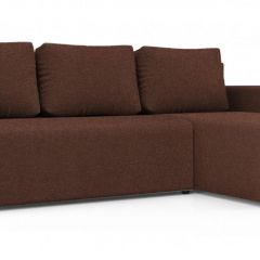 Диван угловой Алиса 3 Bahama CHOCOLATE - Teos Dark Brown в Агрызе - agryz.mebel24.online | фото