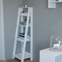 Этажерка лофт (белый) в Агрызе - agryz.mebel24.online | фото 2