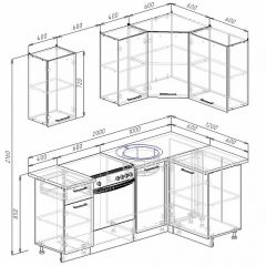 Кухонный гарнитур угловой Бланка 2000х1200 (Стол. 26мм) в Агрызе - agryz.mebel24.online | фото 2