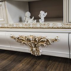 Гостиная Алсу 2+ТВ+1 (белый глянец) в Агрызе - agryz.mebel24.online | фото 4