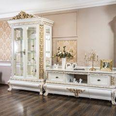 Гостиная Алсу 2+ТВ+2 (белый глянец) в Агрызе - agryz.mebel24.online | фото 2