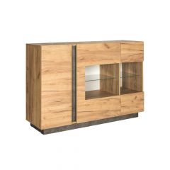 Гостиная Арчи (Дуб Золотой/Камень Темный) в Агрызе - agryz.mebel24.online | фото 4