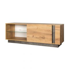Гостиная Арчи (Дуб Золотой/Камень Темный) в Агрызе - agryz.mebel24.online | фото 8