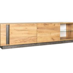 Гостиная Арчи (Дуб Золотой/Камень Темный) в Агрызе - agryz.mebel24.online | фото 10