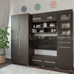 ЭКОЛЬ Гостиная (МДФ) Венге в Агрызе - agryz.mebel24.online | фото
