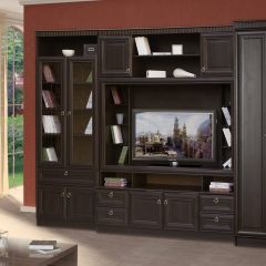 Гостиная Инна 4 Денвер темный в Агрызе - agryz.mebel24.online | фото