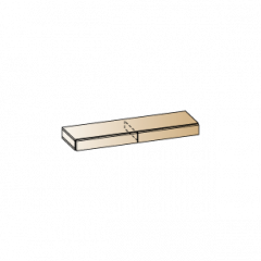 Гостиная Камелия Композиция 11 (Гикори Джексон темный) в Агрызе - agryz.mebel24.online | фото 6