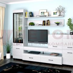 Гостиная Камелия Композиция 5 (Снежный ясень) в Агрызе - agryz.mebel24.online | фото 1