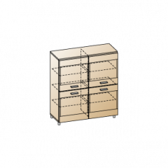 Гостиная Камелия Композиция 8 (Гикори Джексон темный) в Агрызе - agryz.mebel24.online | фото 10