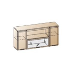 Гостиная Карина Композиция 2 (Гикори Джексон светлый) в Агрызе - agryz.mebel24.online | фото 4