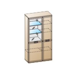 Гостиная Карина Композиция 24 (Гикори Джексон светлый) в Агрызе - agryz.mebel24.online | фото 2