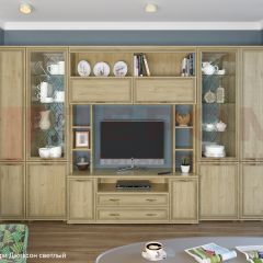 Гостиная Карина Композиция 4 (Гикори Джексон светлый) в Агрызе - agryz.mebel24.online | фото