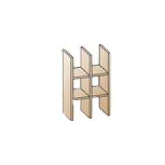 Гостиная Карина Композиция 6 (Гикори Джексон светлый) в Агрызе - agryz.mebel24.online | фото 5