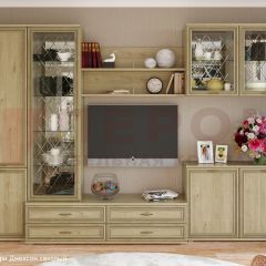 Гостиная Карина Композиция 8 (Гикори Джексон светлый) в Агрызе - agryz.mebel24.online | фото 4