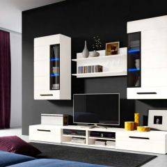 Гостиная Кёльн (Белый аляска/белый глянец) в Агрызе - agryz.mebel24.online | фото
