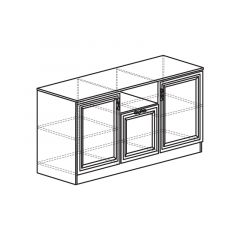 Гостиная Лира (модульная) Дуб нортон светлый в Агрызе - agryz.mebel24.online | фото 7
