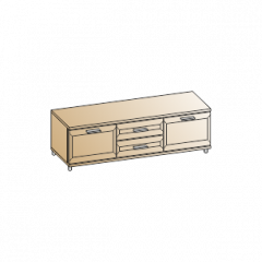 Гостиная Мелисса Композиция 10 (Гикори Джексон светлый) в Агрызе - agryz.mebel24.online | фото 5
