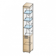 Гостиная Мелисса Композиция 11 (Гикори Джексон светлый) в Агрызе - agryz.mebel24.online | фото 3