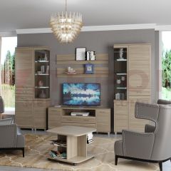 Гостиная Мелисса Композиция 12 (Ясень Асахи) в Агрызе - agryz.mebel24.online | фото