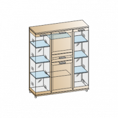 Гостиная Мелисса Композиция 6 (Снежный Ясень) в Агрызе - agryz.mebel24.online | фото 2