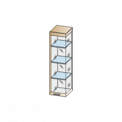 Гостиная Мелисса Композиция 8 (Гикори Джексон светлый) в Агрызе - agryz.mebel24.online | фото 3