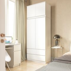 МОРИ Гостиная модульная (белый) в Агрызе - agryz.mebel24.online | фото 8