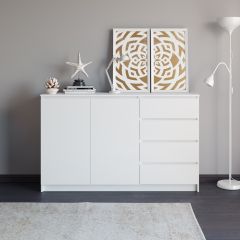 МОРИ Гостиная модульная (белый) в Агрызе - agryz.mebel24.online | фото 11