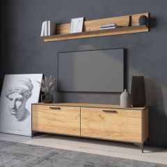 Гостиная Оскар Лофт (Дуб Золотой) в Агрызе - agryz.mebel24.online | фото