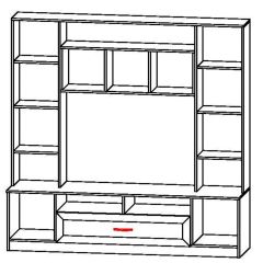 ПРАГА Гостиная (модульная) в Агрызе - agryz.mebel24.online | фото 3