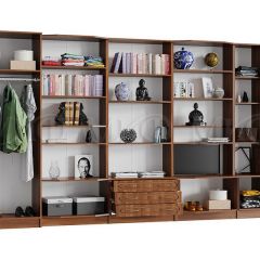 ПРЕЗИДЕНТ Гостиная (МДФ) Кедр глянец/Орех в Агрызе - agryz.mebel24.online | фото 2