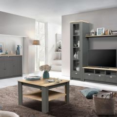Гостиная Прованс (модульная) Диамант серый в Агрызе - agryz.mebel24.online | фото 2