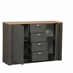 Гостиная Прованс (модульная) Диамант серый в Агрызе - agryz.mebel24.online | фото 12