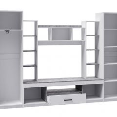 Гостиная СИДНЕЙ-2 ЛДСП Белый /ЛДСП Ателье светлое в Агрызе - agryz.mebel24.online | фото 2