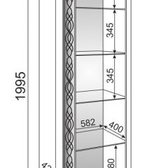 Гостиная Скарлетт (Бодега светлая) в Агрызе - agryz.mebel24.online | фото 5