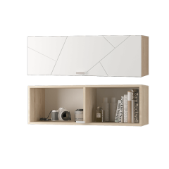 Гостиная Скайлайн (модульная) Дуб сонома/белый в Агрызе - agryz.mebel24.online | фото 6