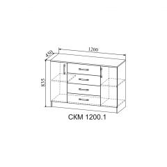 СОФИ Гостиная (модульная) дуб сонома/белый глянец в Агрызе - agryz.mebel24.online | фото 13