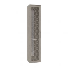 Гостиная София СП-5 Пенал-витрина МДФ Дуб крафт белый в Агрызе - agryz.mebel24.online | фото