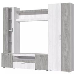 Гостиная Соло (Анкор Светлый/Бетонный Камень) в Агрызе - agryz.mebel24.online | фото 2